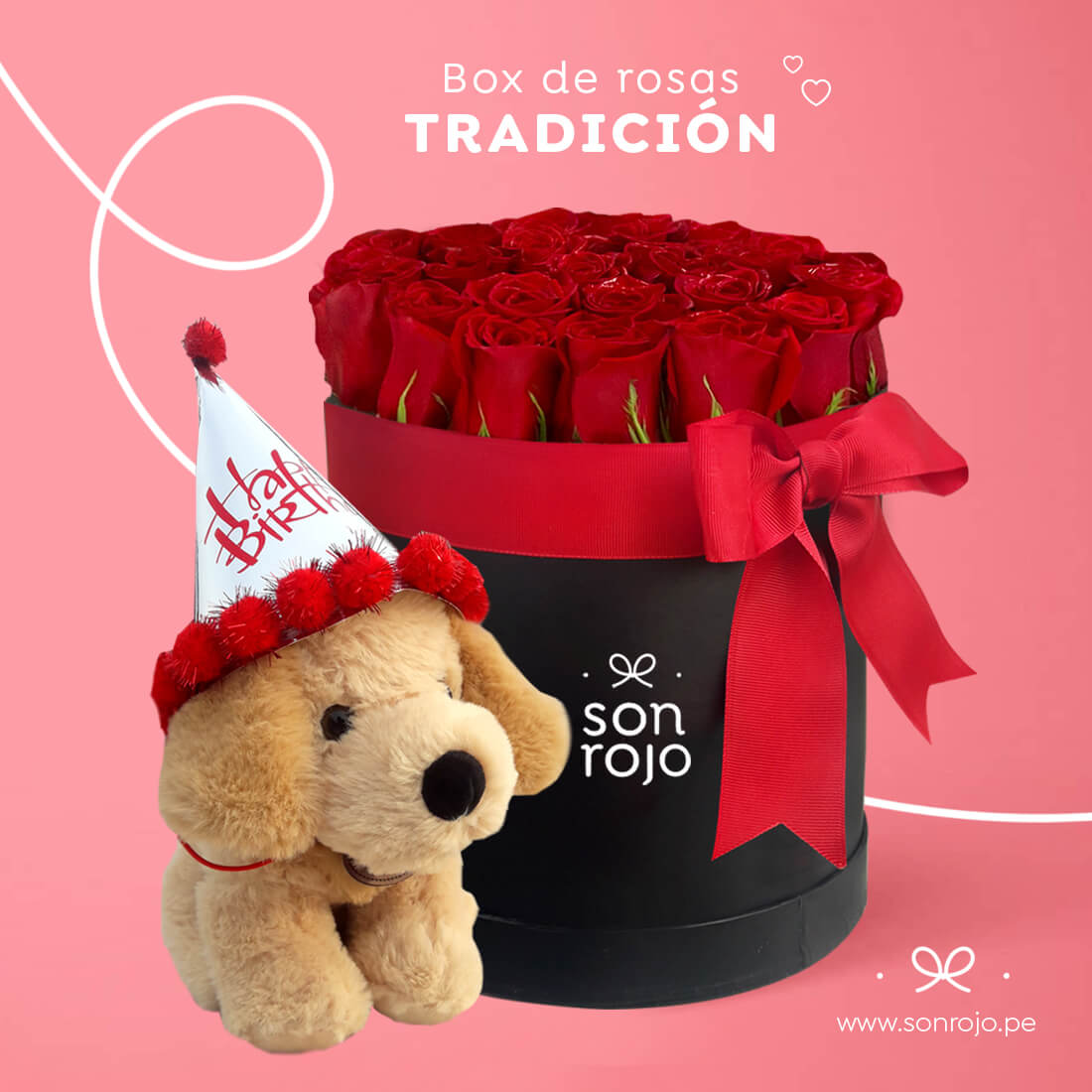 Box rosas tradición